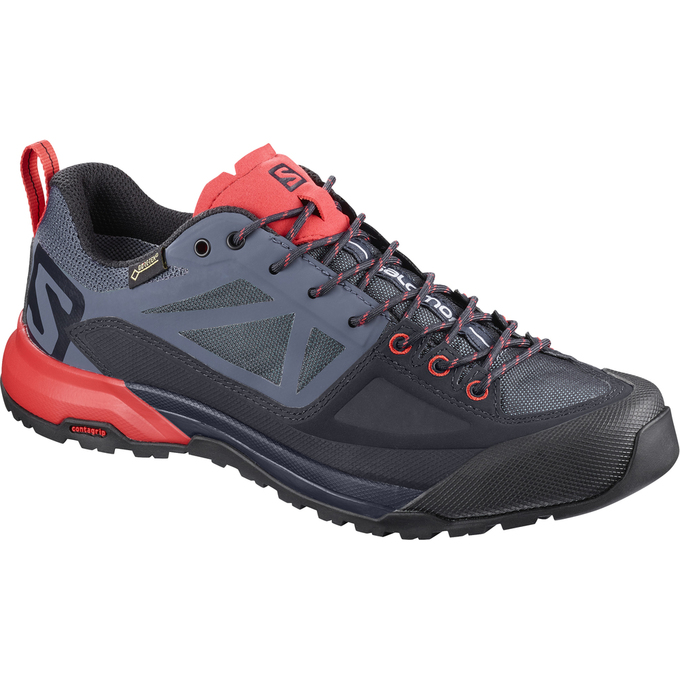 Salomon X ALP SPRY GTX® W Botas De Montaña Hombre - Negras / Coral - Colombia (64317-WNIZ)